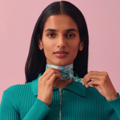 “赤道丛林”Twilly小丝巾，当前为第2张（共4张）